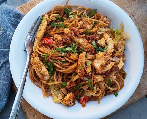 vegetarische recepten met seizoensgroenten in maart bami