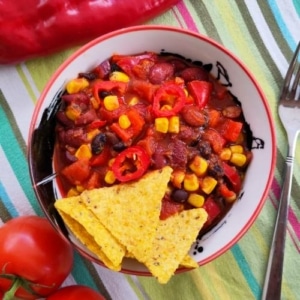 plantaardige chili sin carne