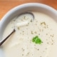 Aspergesoep van aspergeschillen