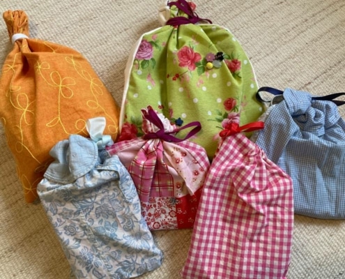 10 manieren om oude kleding te gebruiken herbruikbaar kadozakje