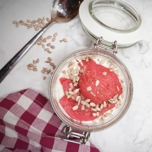 Heerlijke winterse overnight oats gezond vegan ontbijt