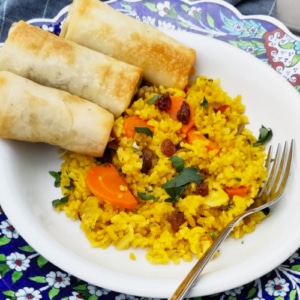 Pilav van wintergroenten