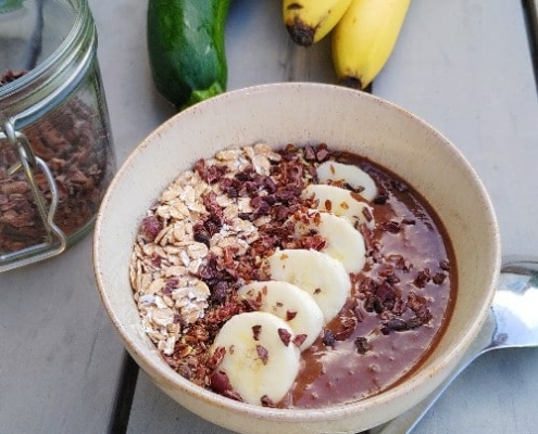 choco-smoothiebowl-duurzamekeuzes-500x500 heerlijke smoothiebowl die je morgen wil eten choco smoothiebowl