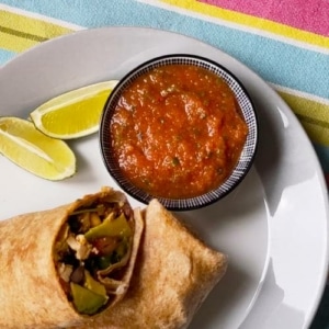 simpele tomatensalsa uit de blender