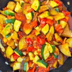 eenvoudige vegetarische ratatouille recept